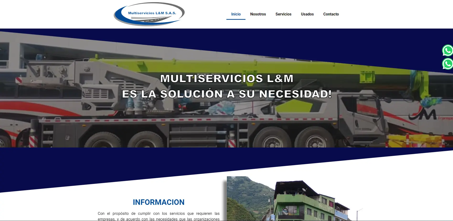 foto pagina web de construccion